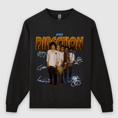 One Direction Vintage Bootleg Sweatshirt Thumbnail